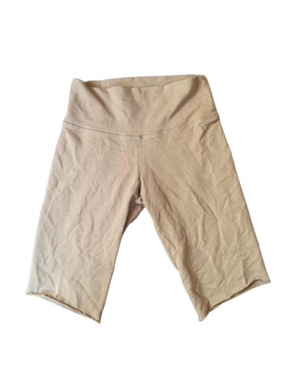 3 For $25 Tan High-Waisted Biker Shorts